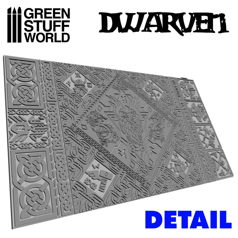 Green Stuff World Rolling Pin DWARVEN