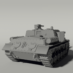 Grim ISU-152 Heavy Tank Destroyer
