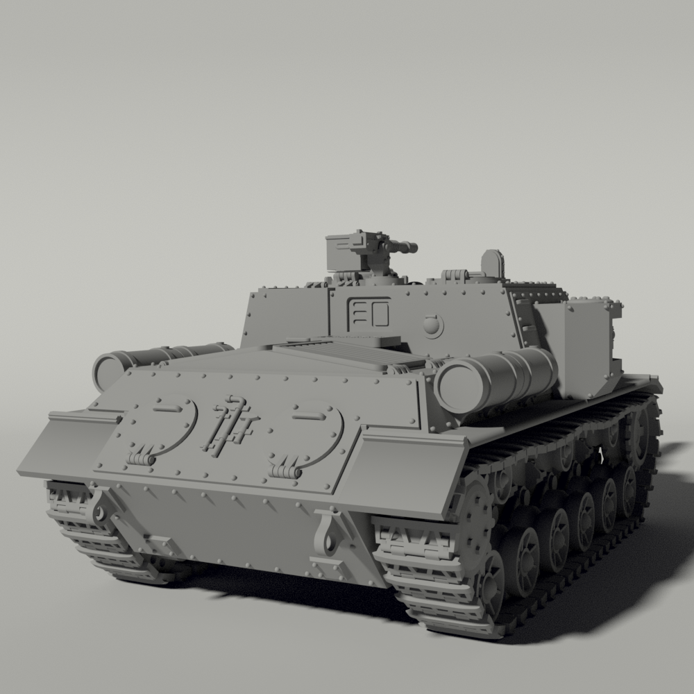 Grim ISU-152 Heavy Tank Destroyer