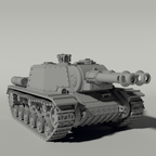 Grim ISU-152 Heavy Tank Destroyer
