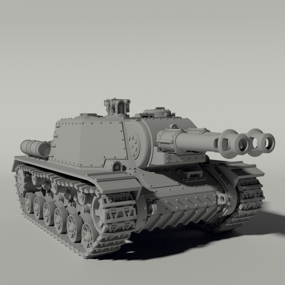 Grim ISU-152 Heavy Tank Destroyer