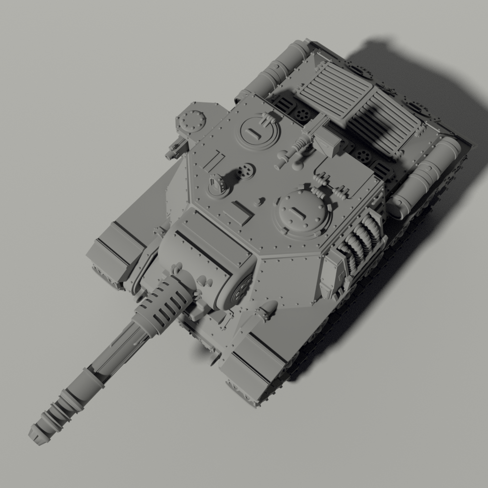 Grim ISU-152 Heavy Tank Destroyer