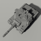 Grim ISU-152 Heavy Tank Destroyer