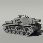 Grim ISU-152 Heavy Tank Destroyer