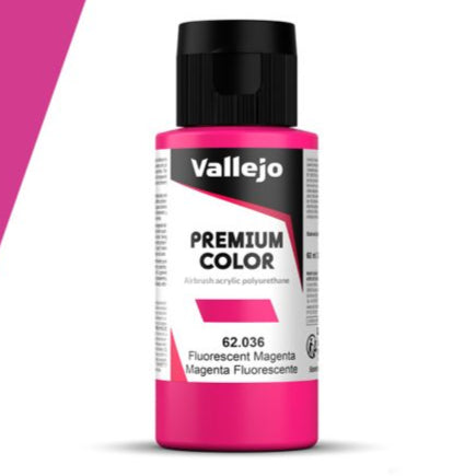 Vallejo Premium Color 60ml – Flourescent Magenta