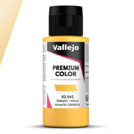 Vallejo Premium Color 60ml – Metallic Yellow