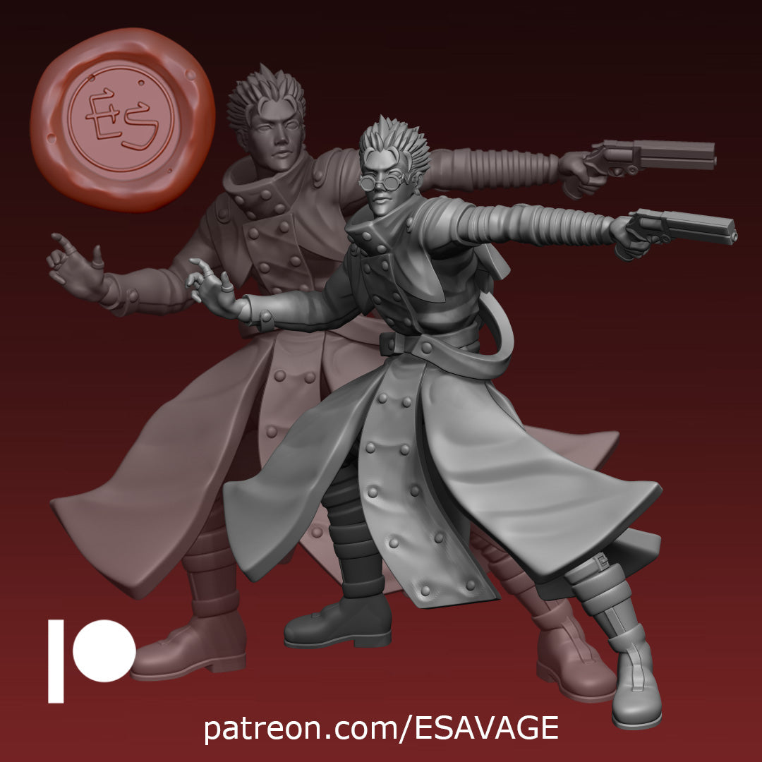 Valsh (Glasses) | Fantasy Miniature | Ethan Savage Studios