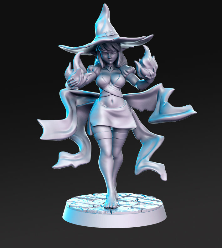 Veena | Classic JRPG Vol 1 | Fantasy Miniature | RN Estudio