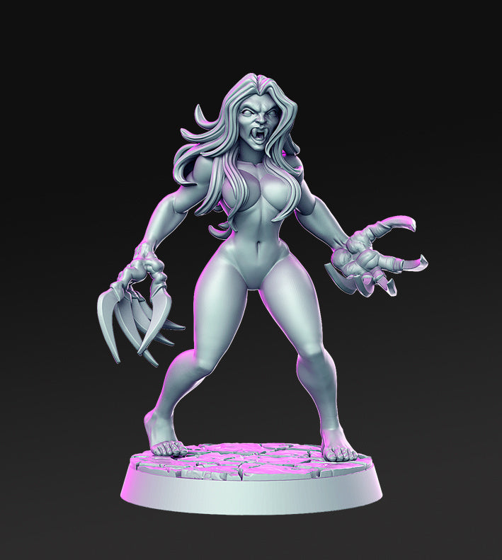 Vampire Beast Verana | The Night Under the Bloody Moon | Fantasy Miniature | RN Estudio