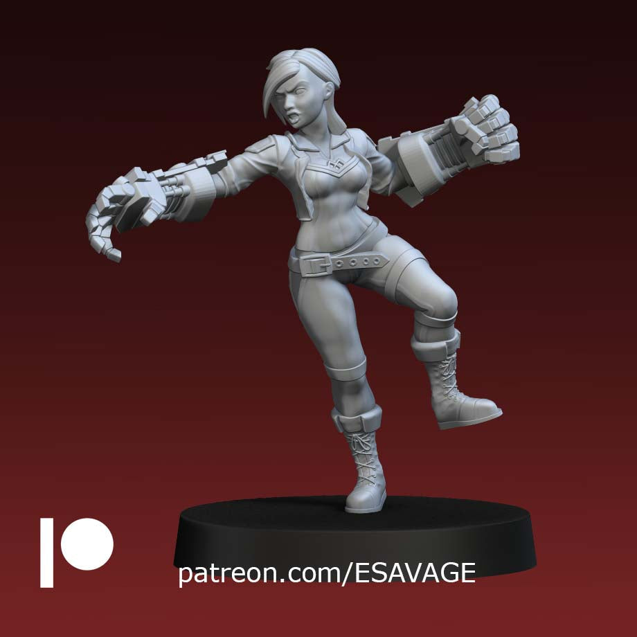 Vi | Fantasy Miniature | Ethan Savage Studios