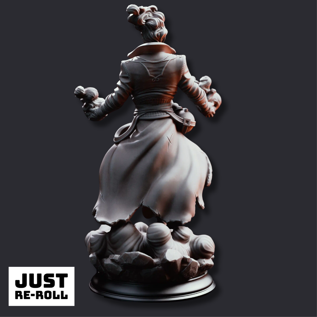 Villam Nitrana Air Elemi Storm Sorcerer - 3D Printed Sorcerer Miniature
