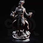 Villam Nitrana Air Elemi Storm Sorcerer - 3D Printed Sorcerer Miniature