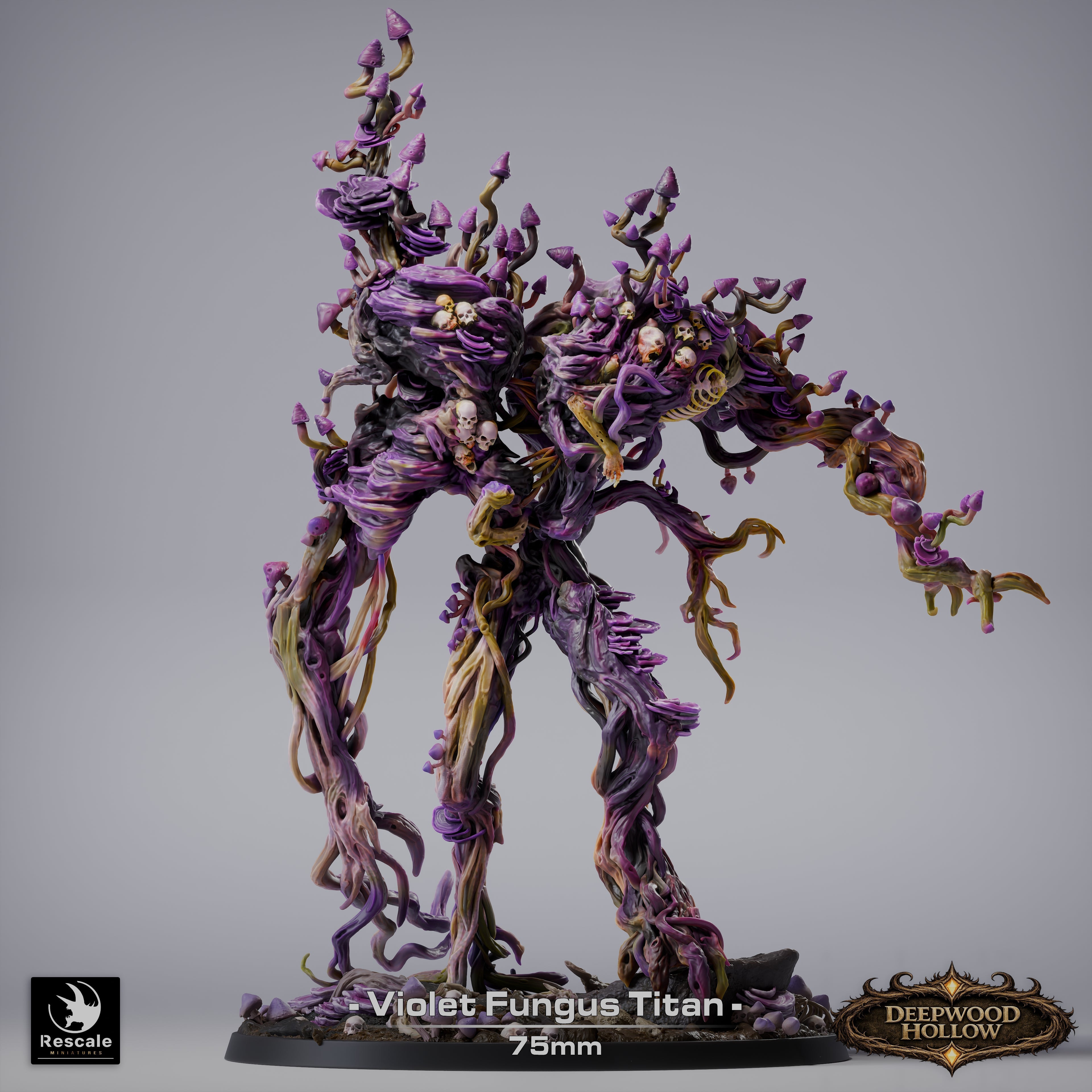 🌿 Violet Fungus Titan | 12K Resin 75mm Monstrous Plant for D&D & RPGs 🍄