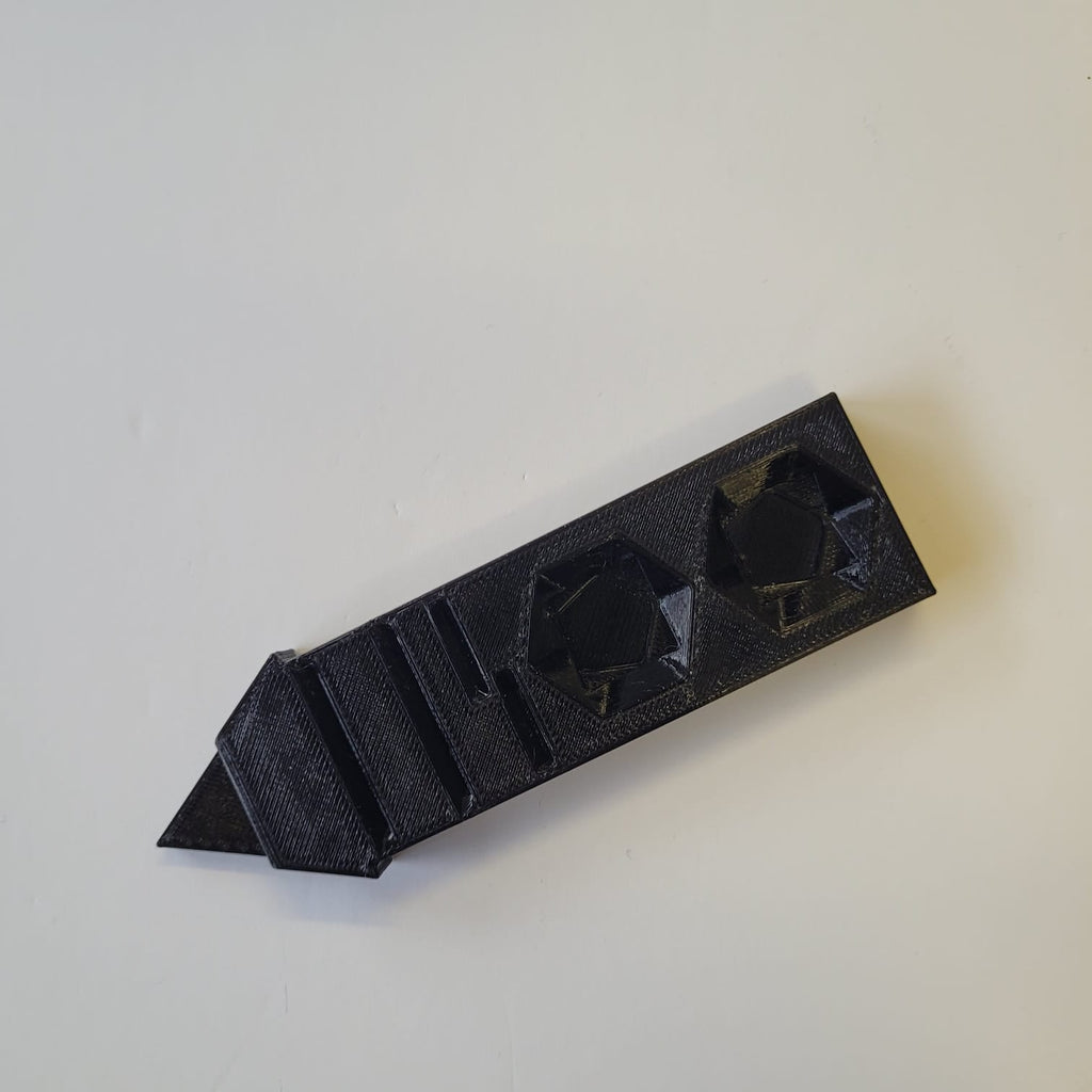 Kill Team Wound Marker set of 4 - 2 Dice generic (Black)