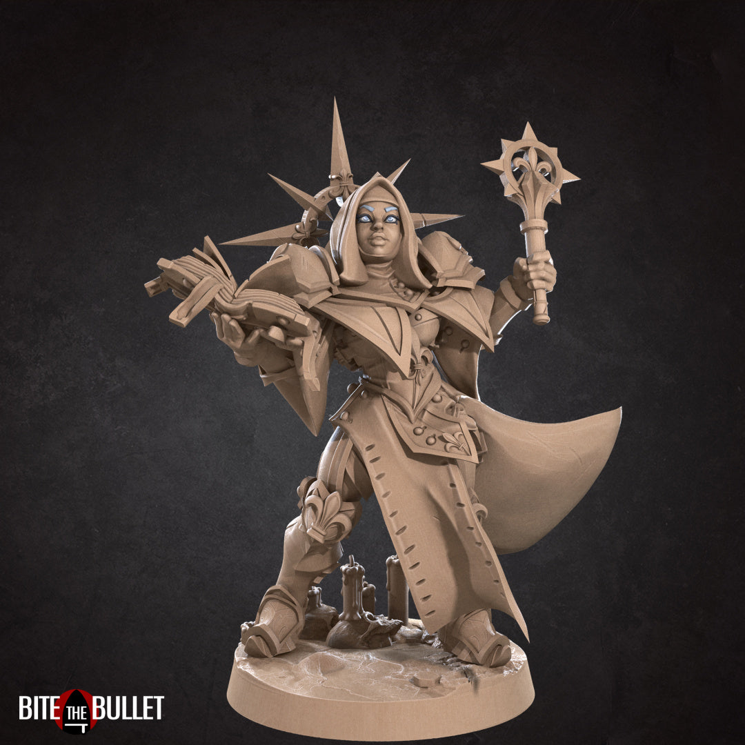 War Sister Adepta Veiled (Mace) | Battle Sisters Part 2 | Fantasy Miniature | Bite the Bullet