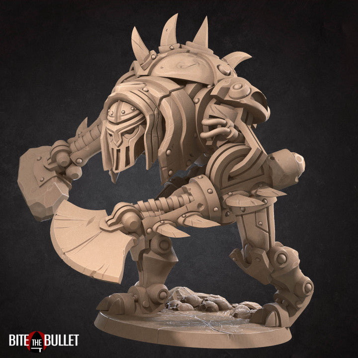 Warforged Miniatures | Fantasy Miniature | Bite the Bullet