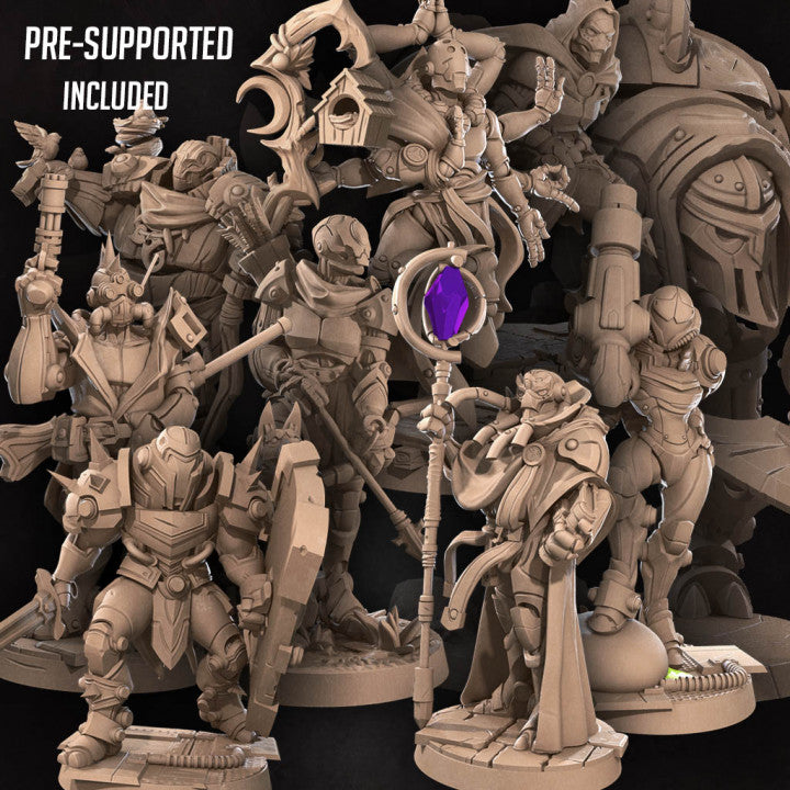 Warforged Miniatures | Fantasy Miniature | Bite the Bullet
