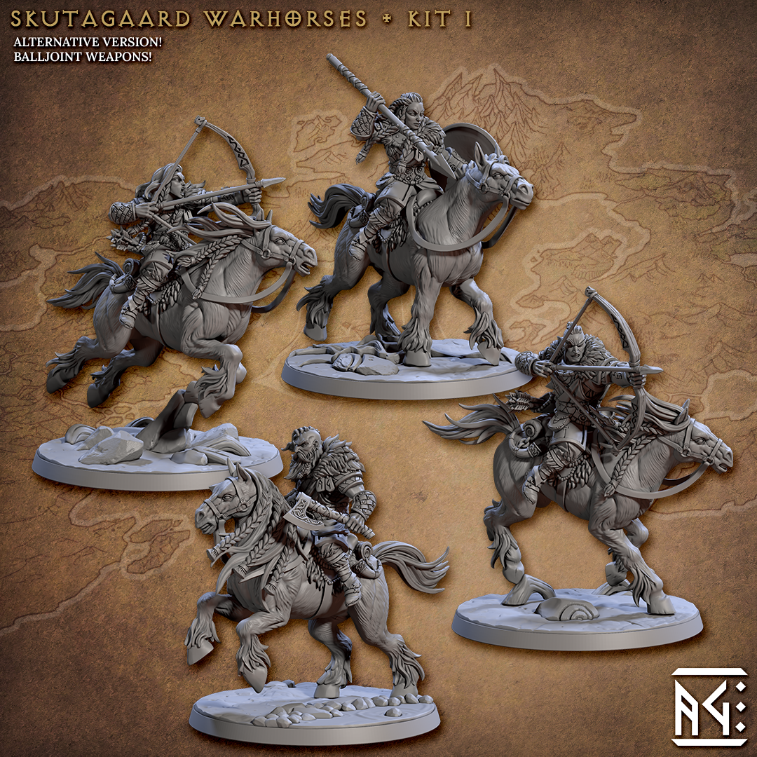 Skutagaard Northmen Saga Miniatures (Full Set) | Fantasy D&D Miniature | Artisan Guild