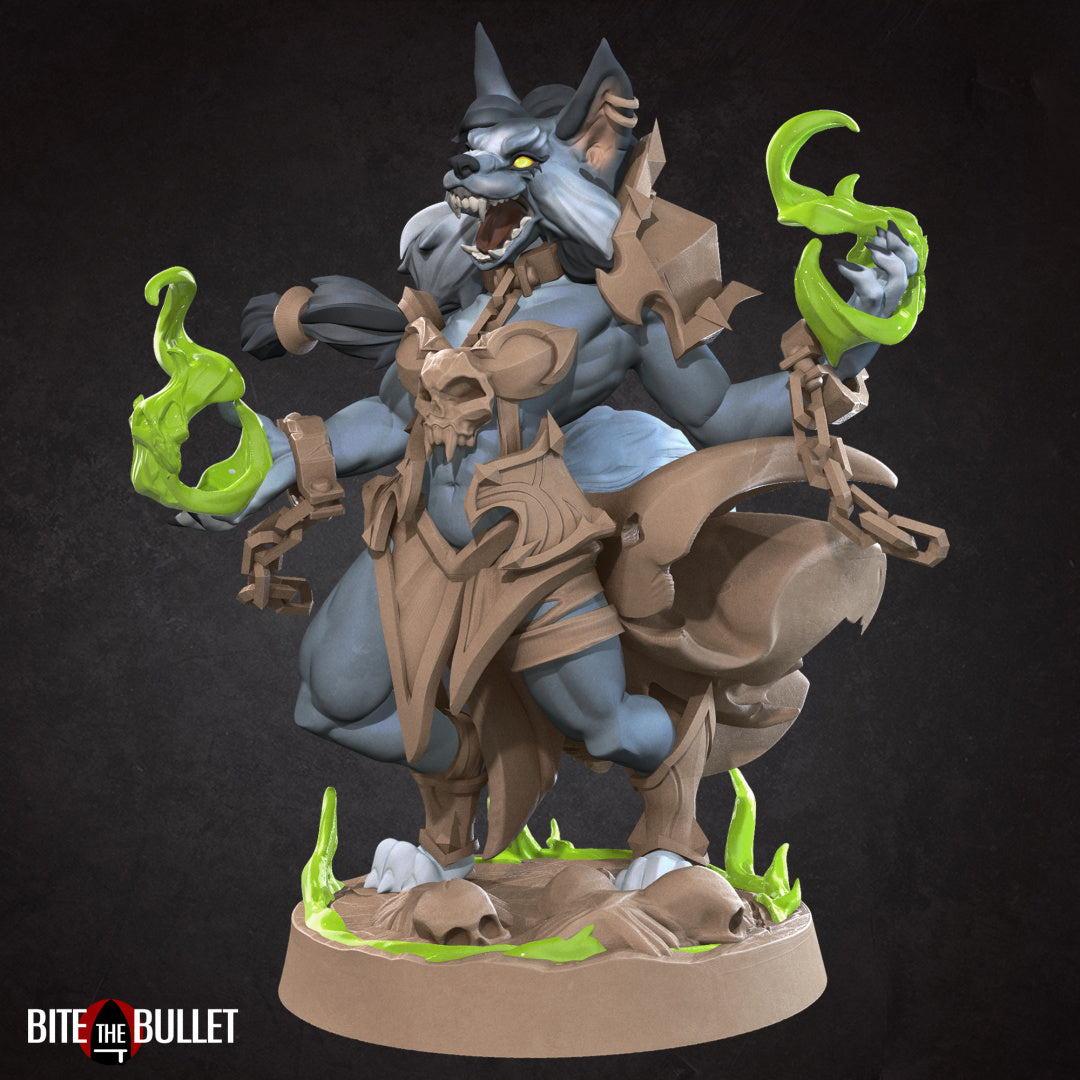 Werewolf Worgen Miniatures | Fantasy Miniature | Bite the Bullet