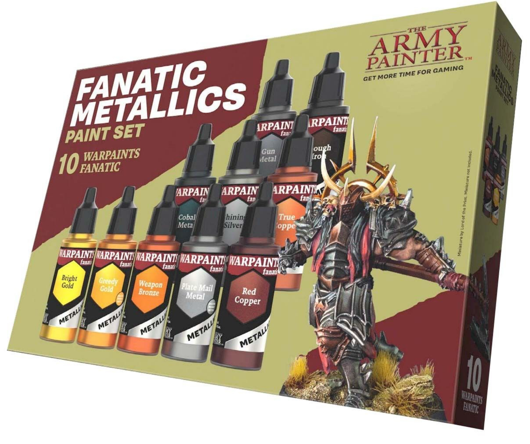 Warhammer The Army Painter: Warpaints Fanatic - Metallics Paint Set