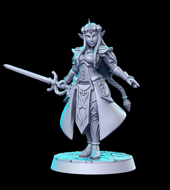 Warrior Princess | Multiverse | Fantasy Miniature | RN Estudio