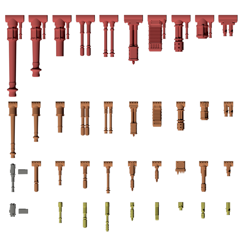 Grim Vehicle & Battle Tank Weapon Kit Bundle