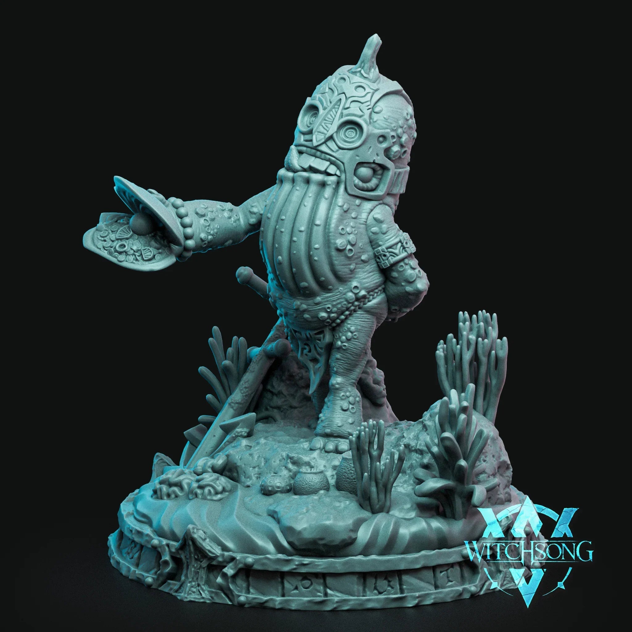 Treachery of Whales | 12K Resin Miniature with Base for D&D, Warhammer AOS & RPGs