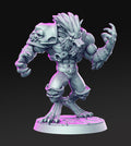 Werewolf Willveris | The Night Under the Bloody Moon | Fantasy Miniature | RN Estudio