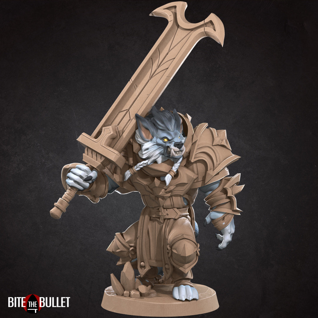 Werewolf Worgen Miniatures | Fantasy Miniature | Bite the Bullet