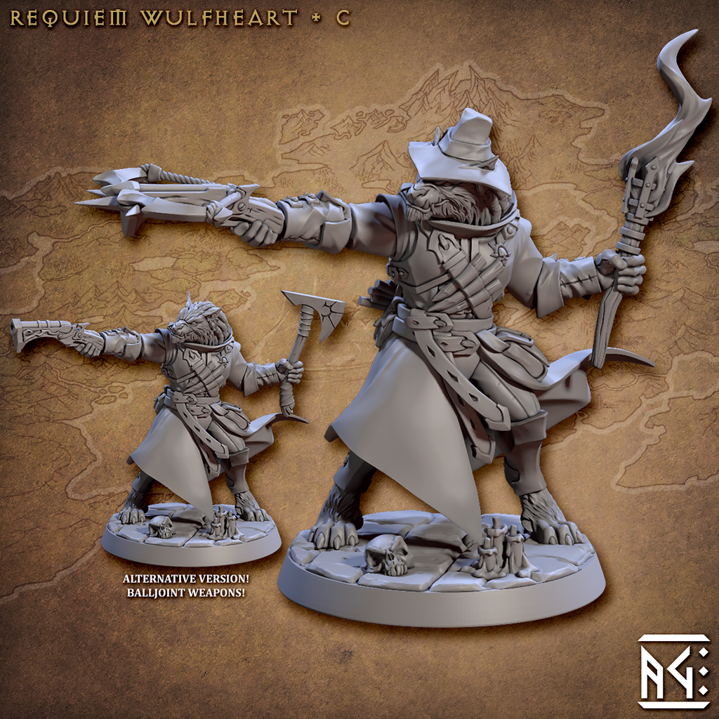 Werewolf Miniatures | Requiem Demon Hunters | Artisan Guild