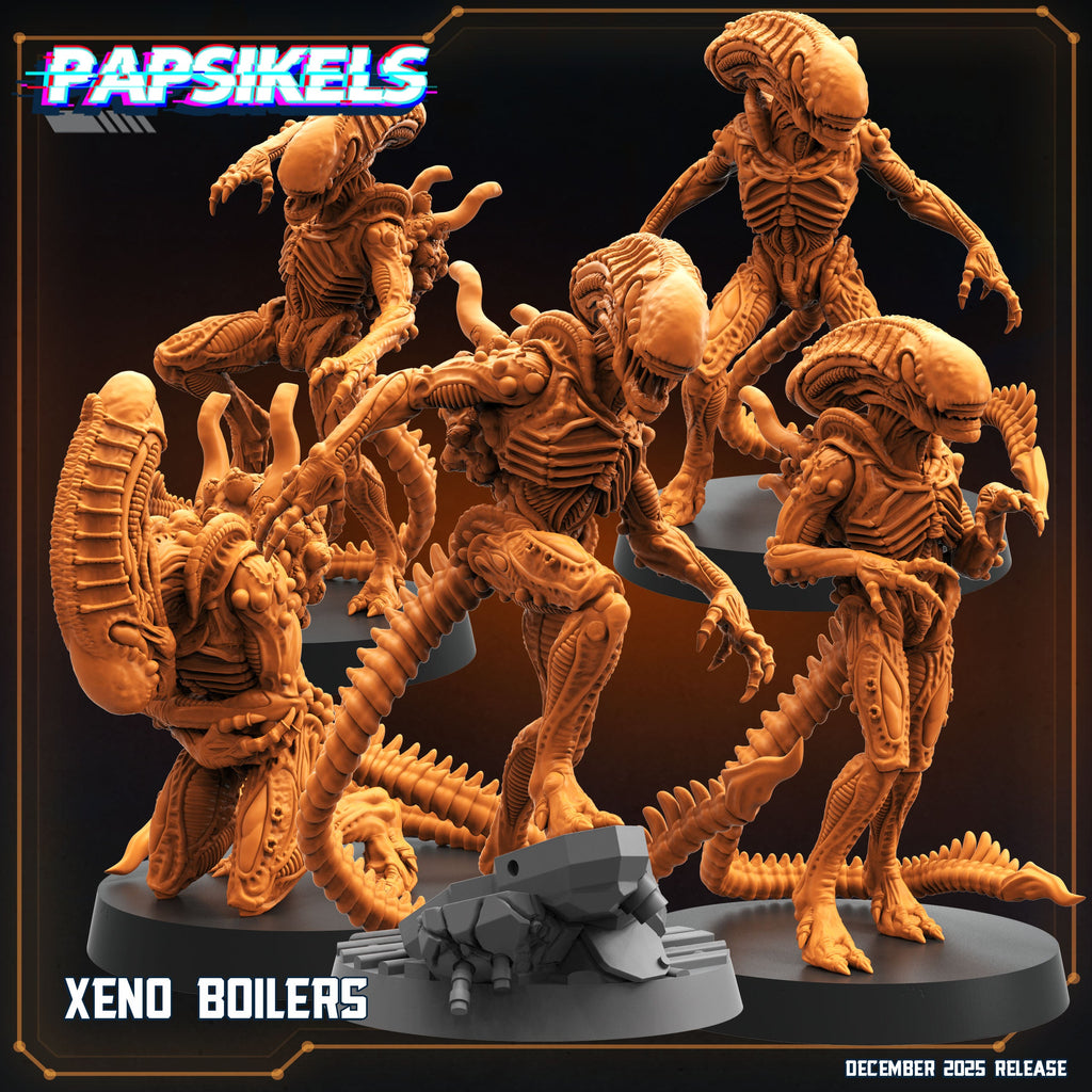 Xeno Boilers | Fireteam Elite Inspired | Papsikels | Hive Wars | 28mm or 32mm Scale | Resin Miniatures