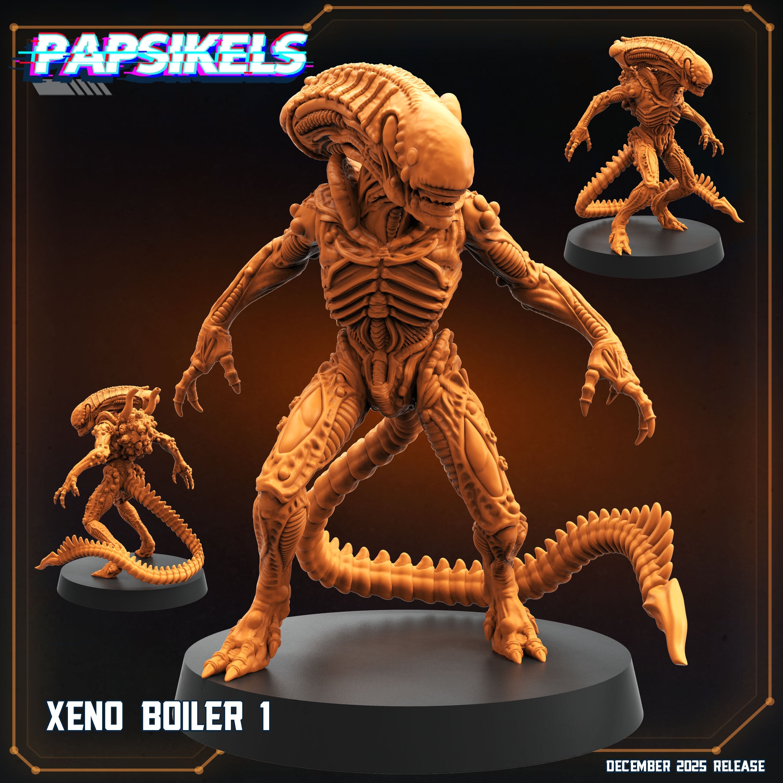 Xeno Boilers | Fireteam Elite Inspired | Papsikels | Hive Wars | 28mm or 32mm Scale | Resin Miniatures