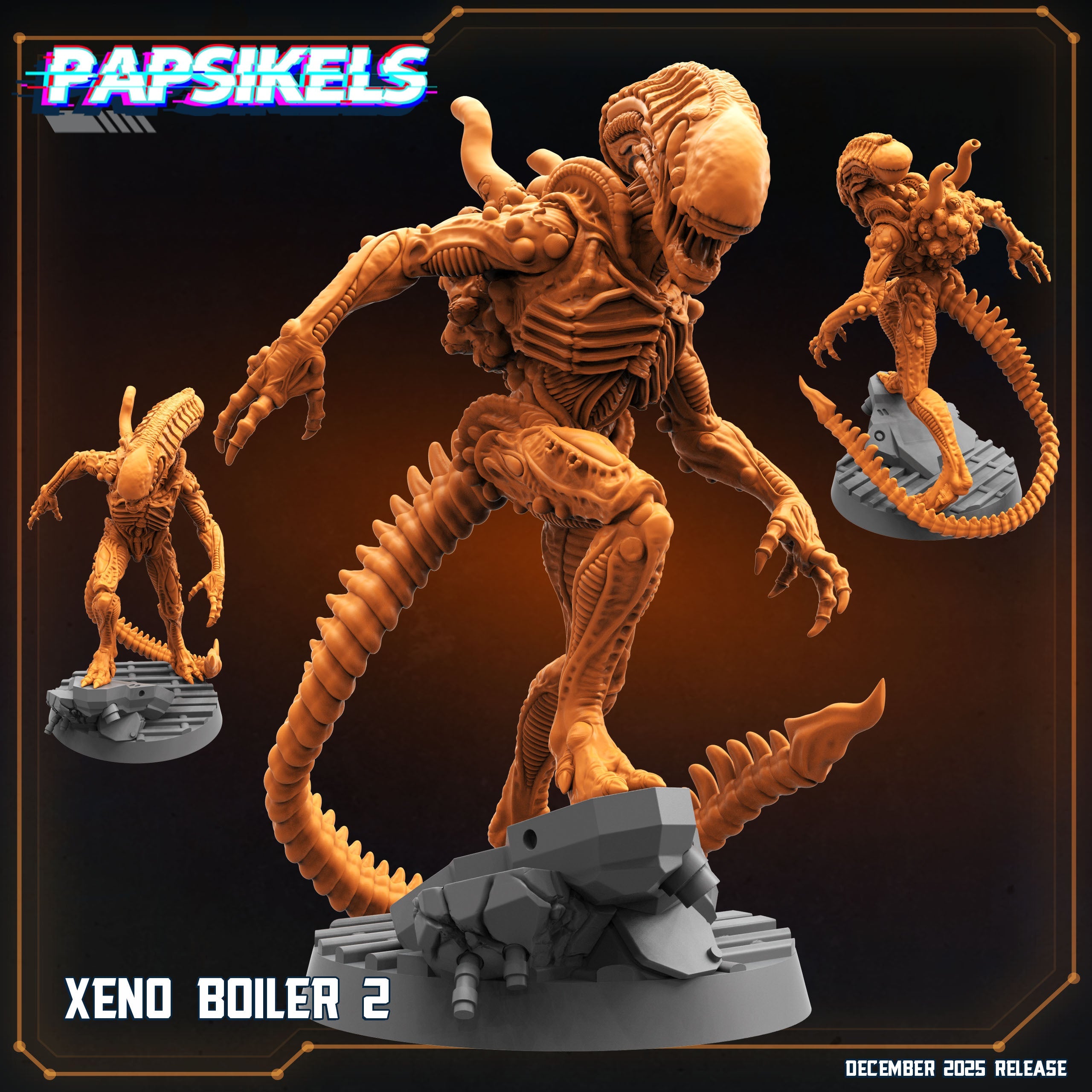 Xeno Boilers | Fireteam Elite Inspired | Papsikels | Hive Wars | 28mm or 32mm Scale | Resin Miniatures