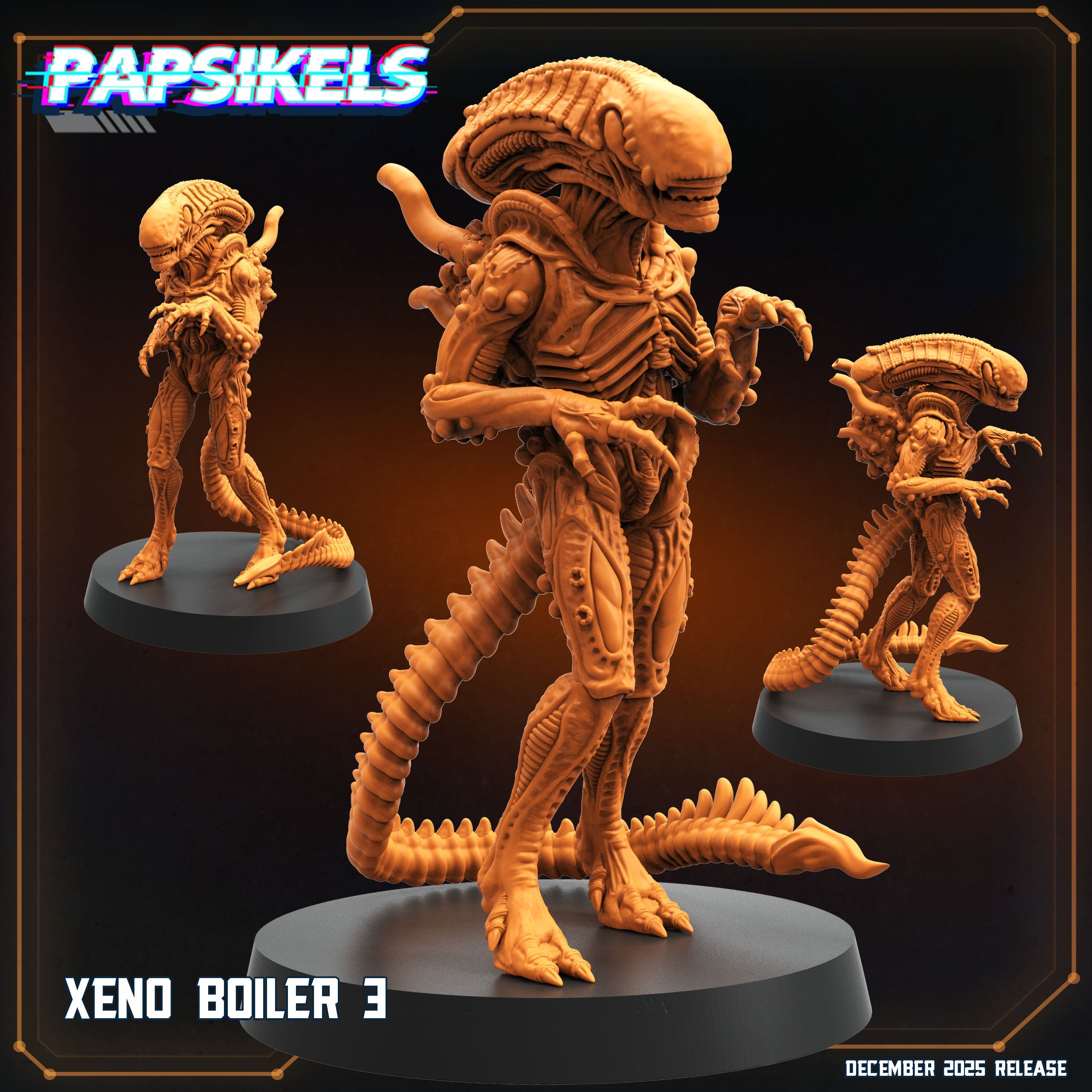 Xeno Boilers | Fireteam Elite Inspired | Papsikels | Hive Wars | 28mm or 32mm Scale | Resin Miniatures