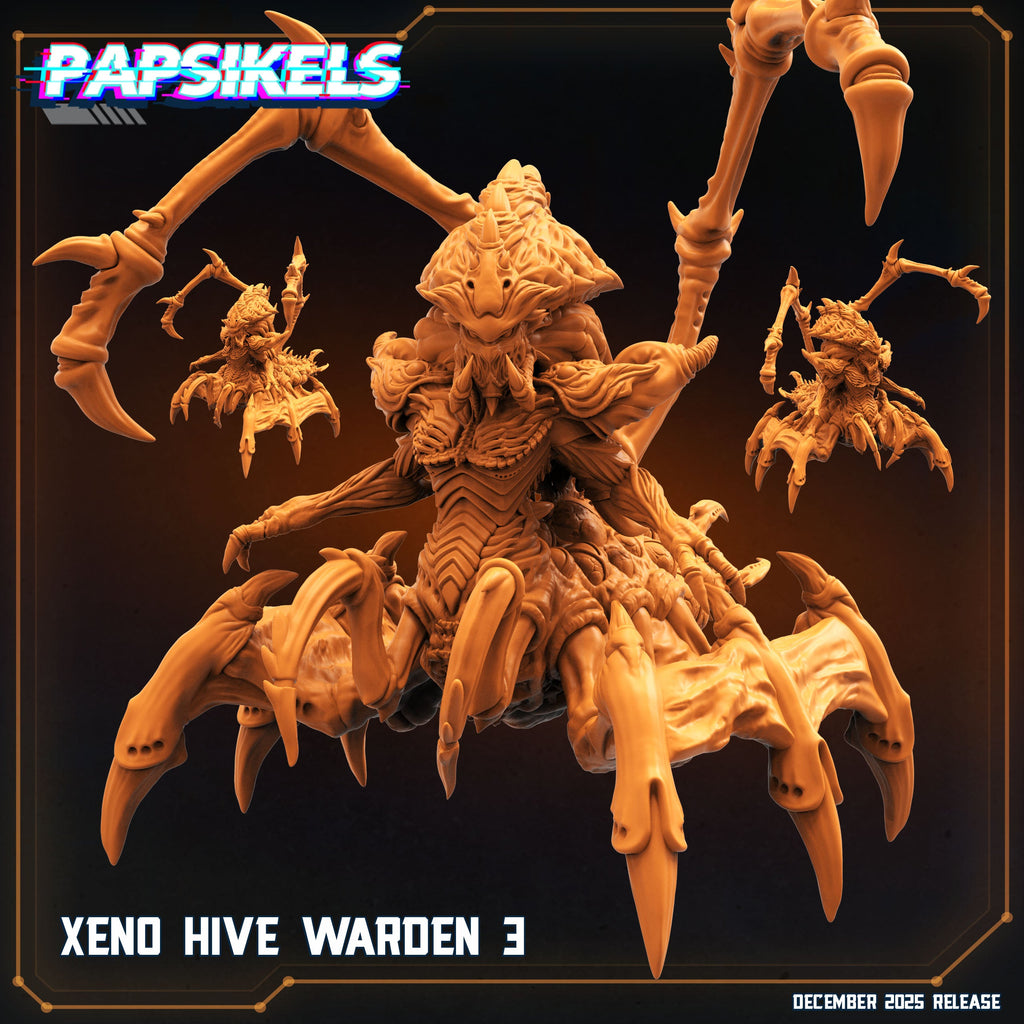 Xeno Hive Wardens | Fireteam Elite Inspired | Papsikels | Hive Wars | 28mm or 32mm Scale | Resin Miniatures