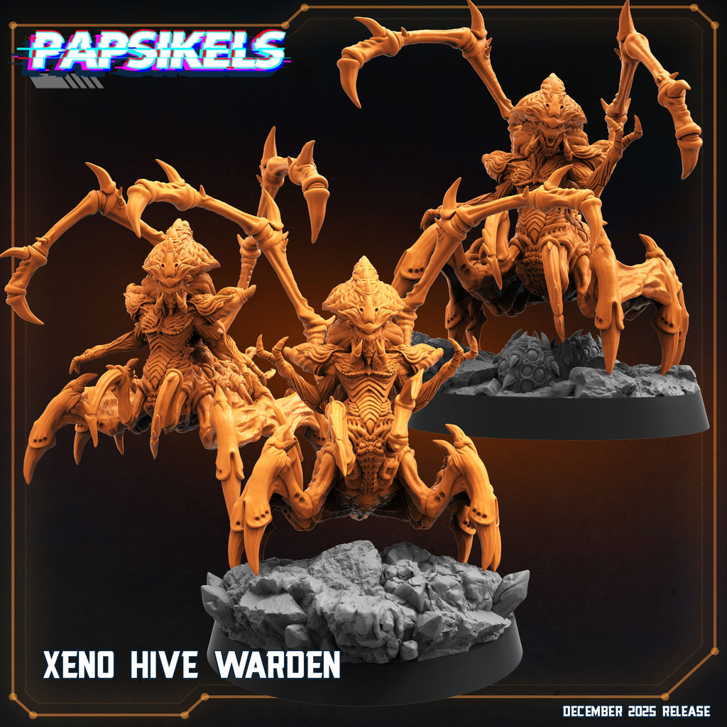 Xeno Hive Wardens | Fireteam Elite Inspired | Papsikels | Hive Wars | 28mm or 32mm Scale | Resin Miniatures