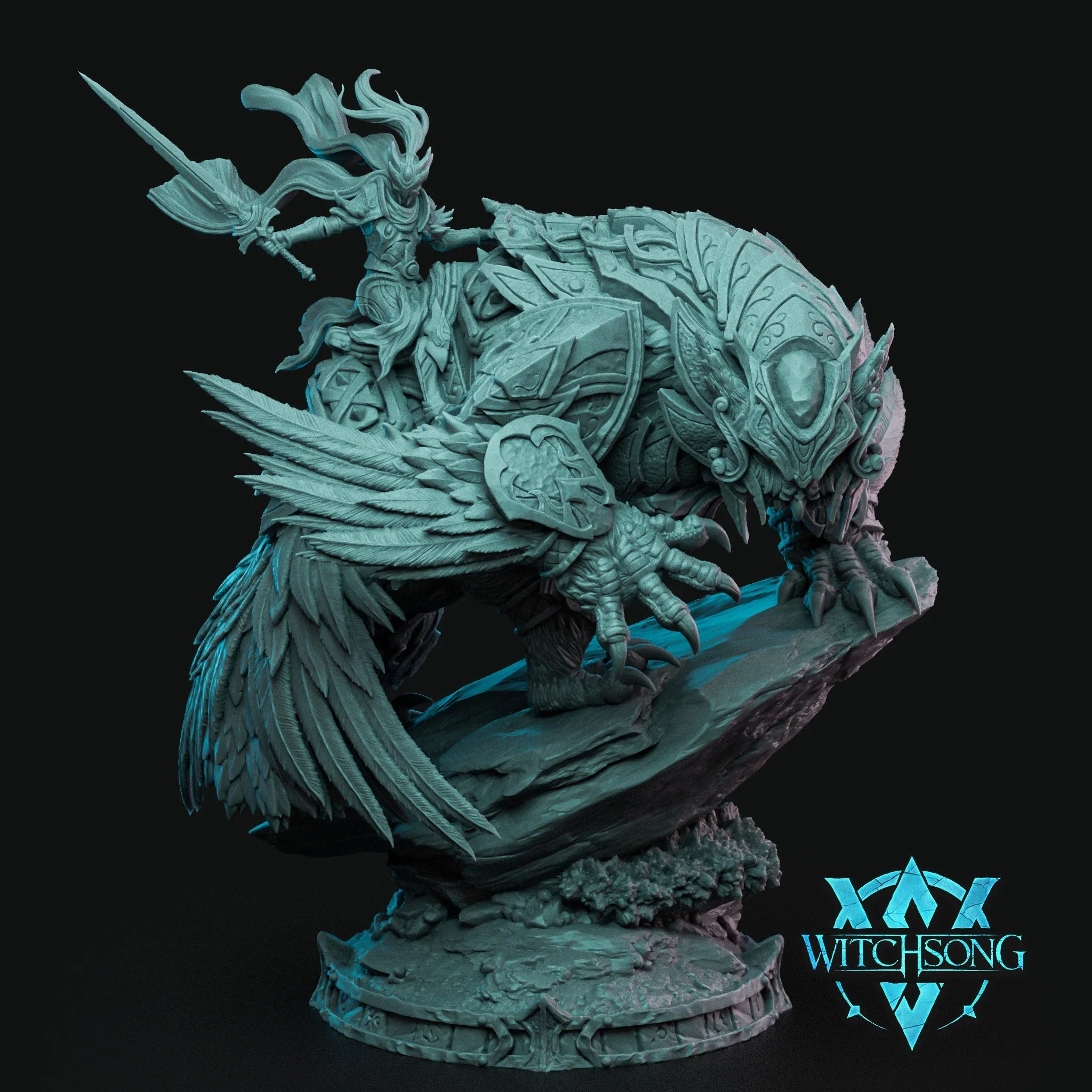 Xylia, The Unrelenting | 12K Resin Miniature with Base for D&D, Warhammer AOS & RPGs