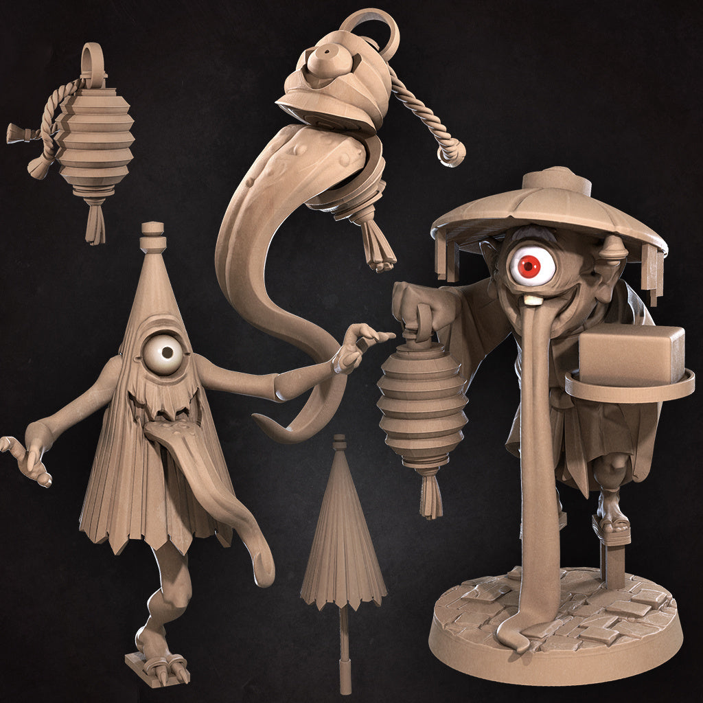 Yokai Mimic Miniatures | Japanese Bullet Town | Fantasy Miniature | Bite the Bullet