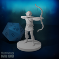 Young Human Male Ranger 28mm Scale Miniature