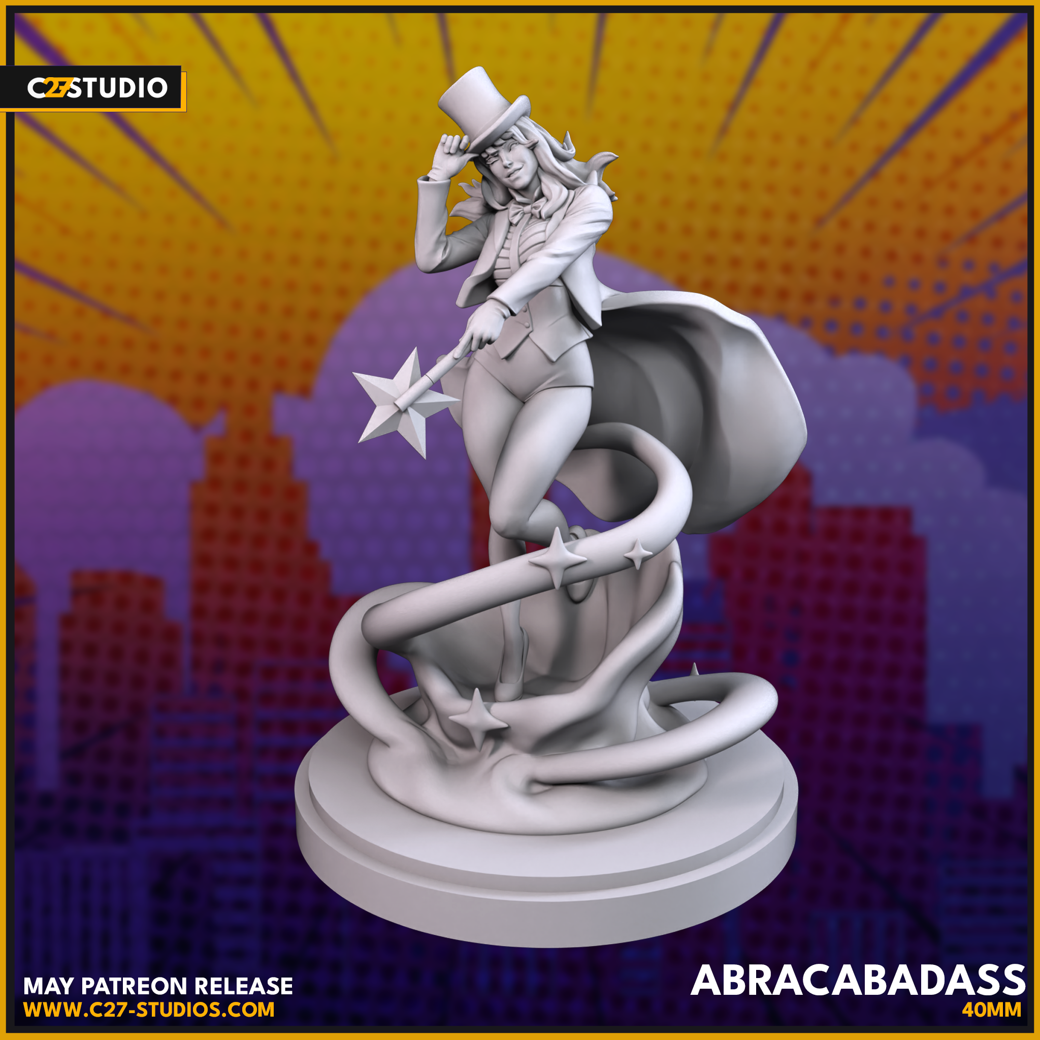 Abracabadass | Heroes | Sci-Fi Miniature | C27 Studio