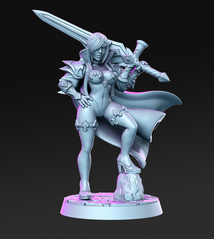 Warrior Mage Zeera | Royal Guard Vol 2 | Fantasy Miniature | RN Estudio
