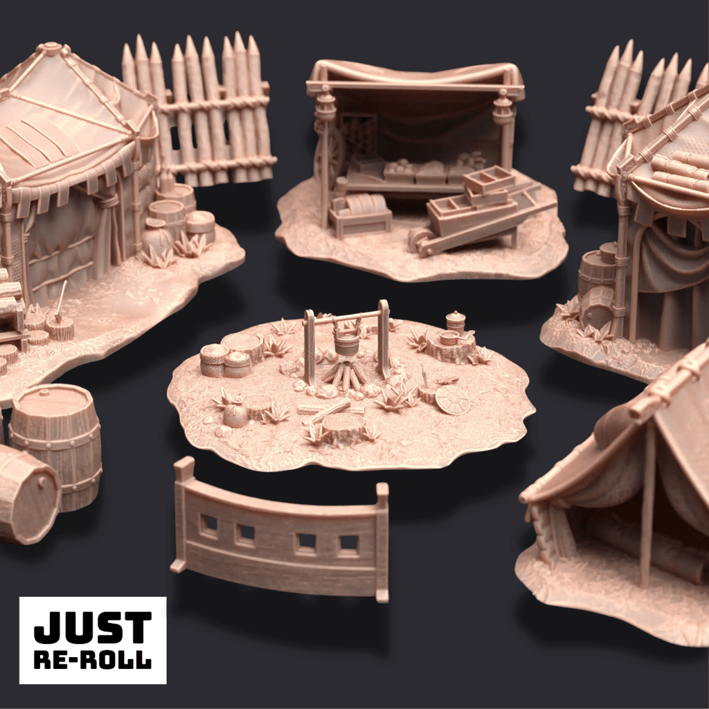 A Place of Respite – 3D Printed Camp Terrain