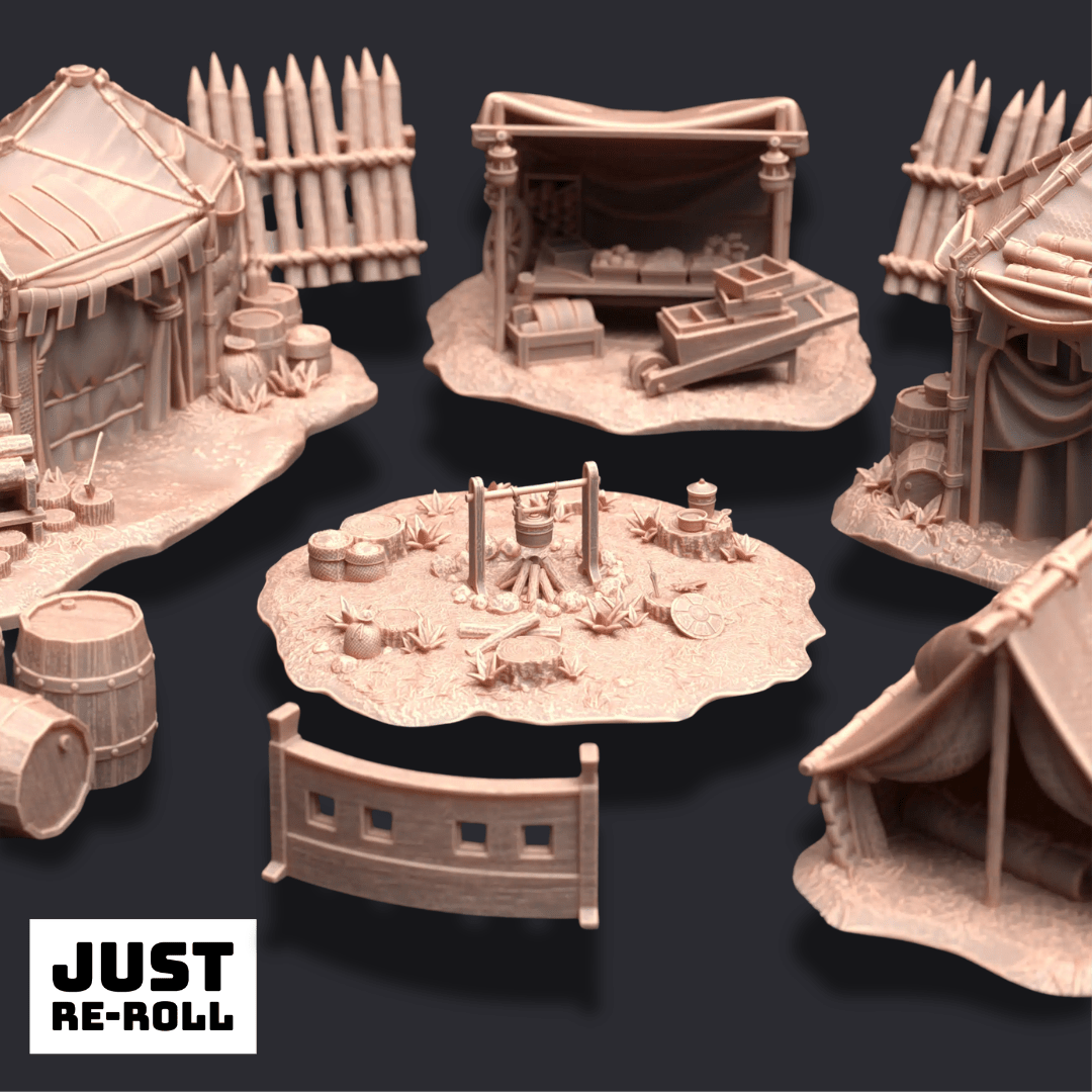 A Place of Respite – 3D Printed Camp Terrain