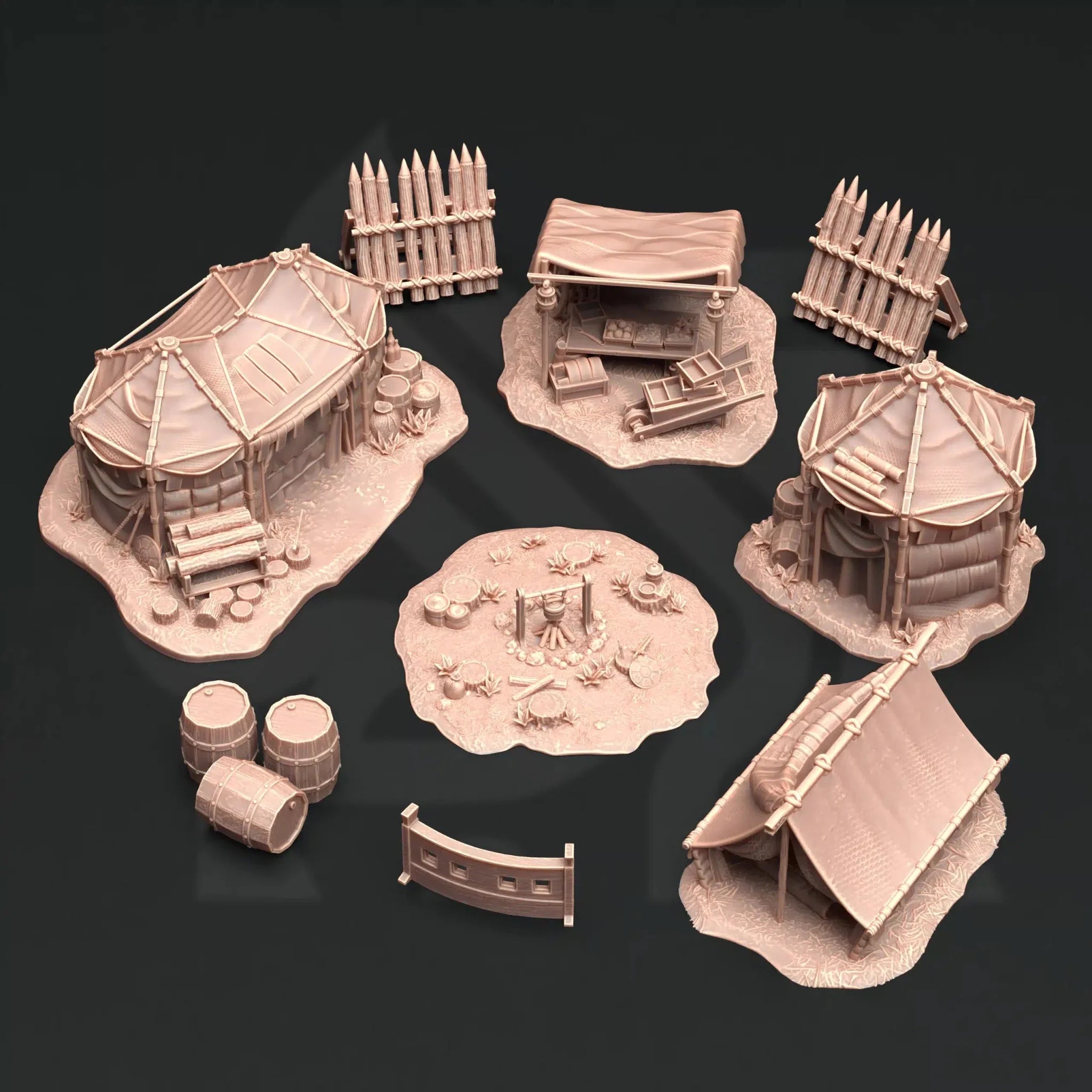A Place of Respite – 3D Printed Camp Terrain