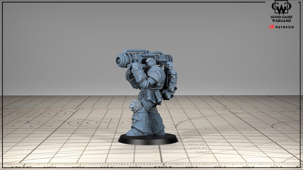 Tonantis Warrior HSQ 1  Thunder Warriors SQ Melee Unit by GGW (5 figures supplied) prebuilt