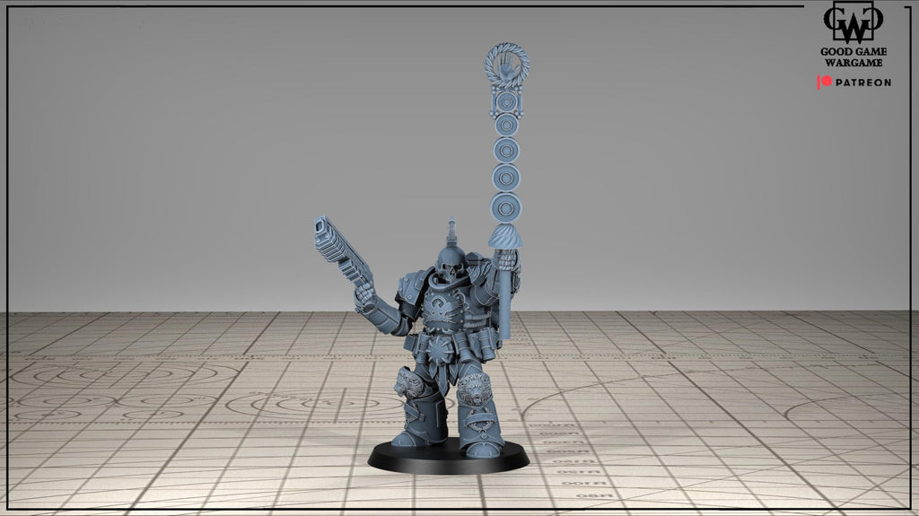 Tonantis Warrior HQ Thunder Warriors SQ Melee Unit by GGW (5 figures supplied) part built