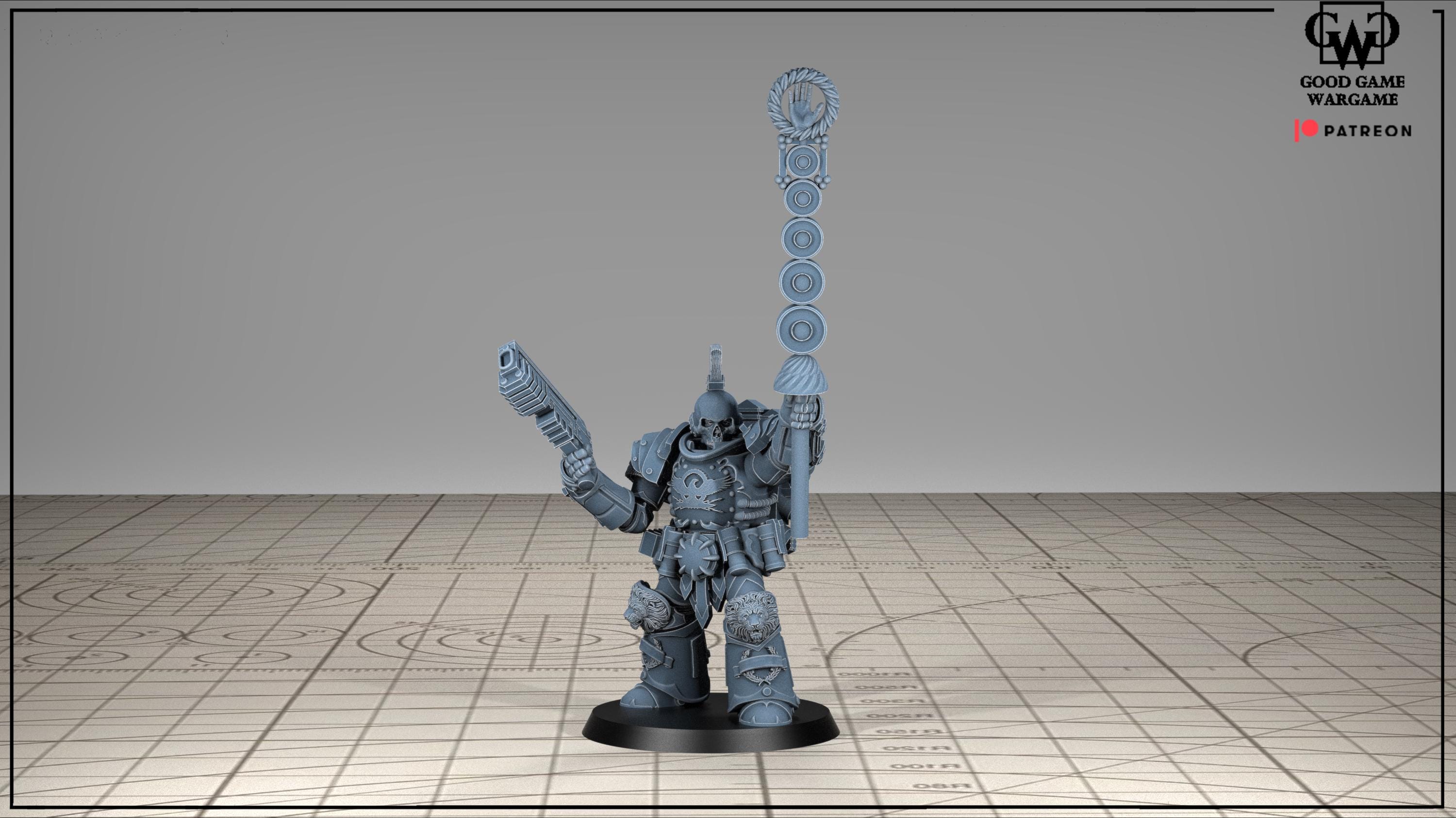 Tonantis Warrior HQ Thunder Warriors SQ Melee Unit by GGW (5 figures supplied) part built