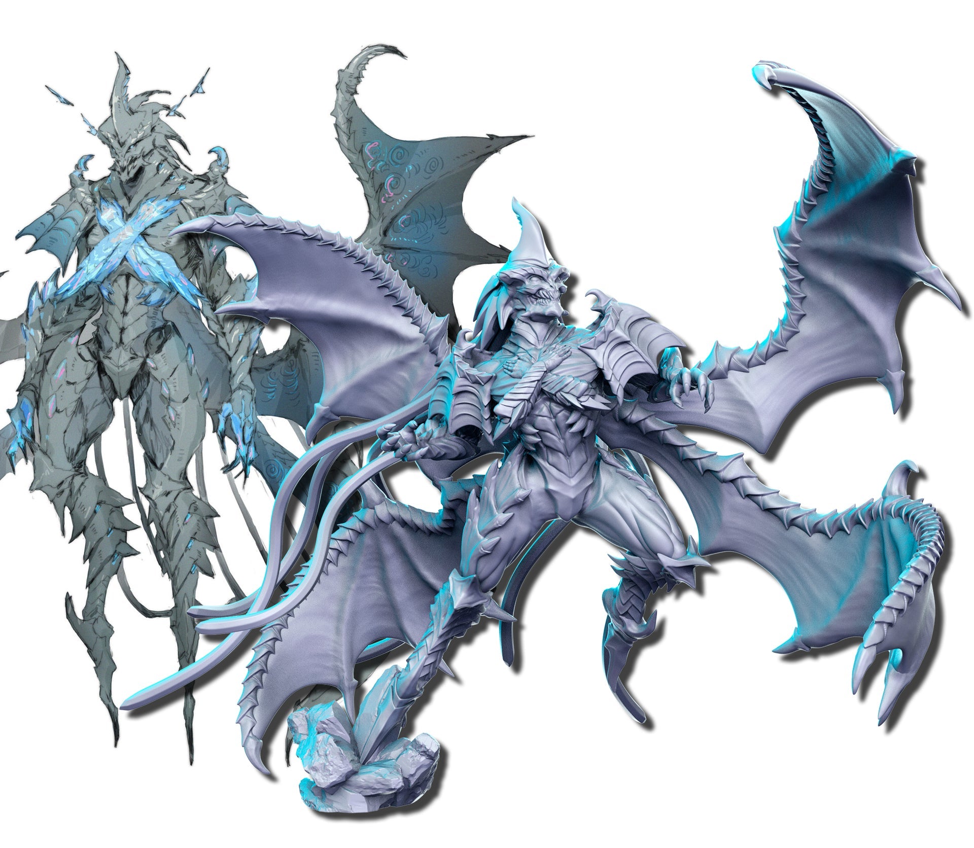 Dragonkin Borakal | Neokingdom | Fantasy Miniature | RN Estudio