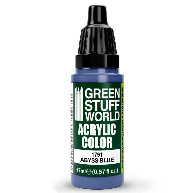 Green Stuff World Acrylic Color Paint - ABYSS BLUE 17ml