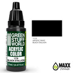 Green Stuff World Acrylic Color Paint - BLACK STALLION 17ml